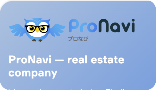 Real Estate: ProNavi