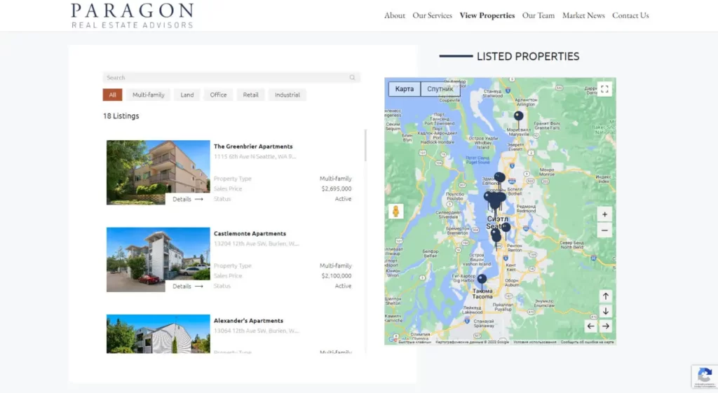 Real Estate Websites